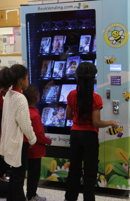 Elementary Students book machine